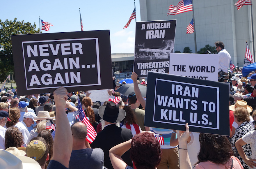 Image result for jews demonstration against iran https://static.timesofisrael.com/www/uploads/2016/09/Iran-protest1.jpg